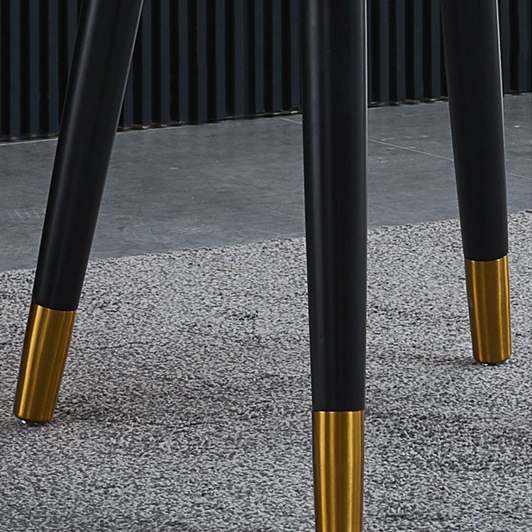 Glam Wood Dining Armless Chairs Faux Leather Dining Chairs for Home Use (Set of 2) Clearhalo ' kitchen&dining_furn' 'Dining Chairs' 'Dining Tables & Seating' 'dining_chair' 'furn' 'furn_dining_chair' 'Furniture' 'furniture_dining_chair' 'Kitchen & Dining Furniture' 'kitchen' 1200x1200_6e6c9925-62fb-4816-bb0c-398c6b72775b