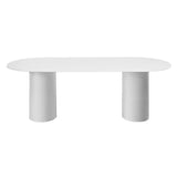 Contemporary Style Home Solid Wood Dining Table Oval Shape Table with Double Pedestal Base Clearhalo ' dining_table' 'Dining Tables & Seating' 'Dining Tables' 'furn' 'furn_dining_table' 'Furniture' 'furniture_dining_table' 'Kitchen & Dining Furniture' 'kitchen&dining_furn' 'kitchen' 'kitchen_dining_table' 1200x1200_6e6d41fd-6f04-41a5-88ea-49e9be748cff
