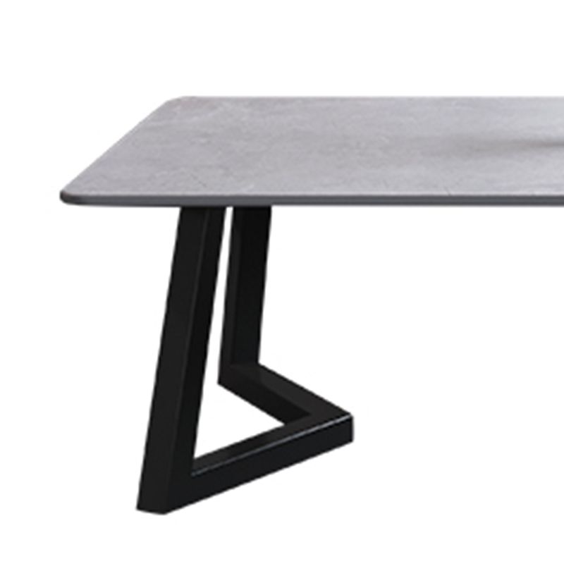 Tavolino rettangolare in ardesia tavolino ornato per soggiorno