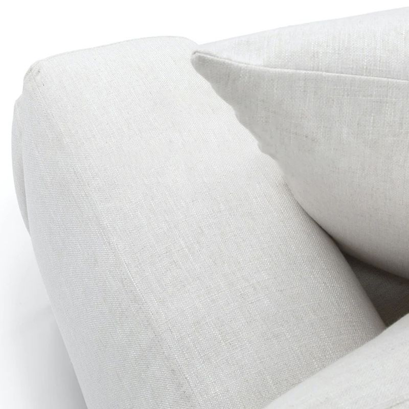 Contemporary Cushions Standard Recessed Arm Sofa  for Living Room