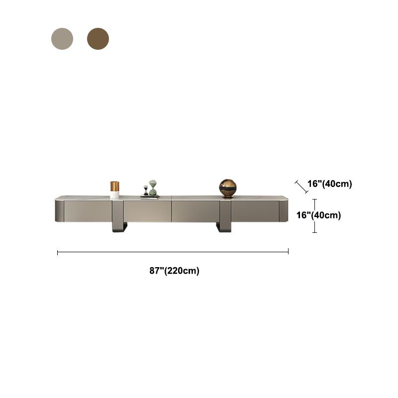 15.75"W TV Stand Glam Style Enclosed Storage TV Console with 4 Drawers Clearhalo 'furn' 'furn_tv_stands_entertainment_centers' 'Furniture' 'Living Room Furniture' 'TV Stands & Entertainment Centers' 'TV Stands & Media Storage Furniture' 'tv_stands_entertainment_centers' 1200x1200_6e700353-6848-4aed-bd87-6b7c65383d23