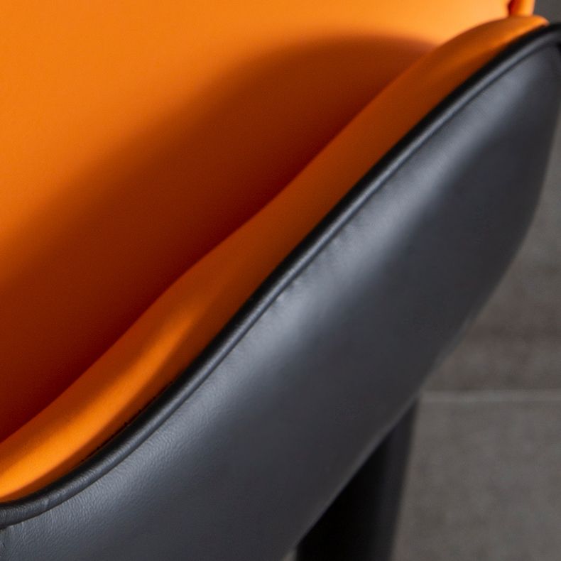 Faux Leather Armless Dining Chairs Glam Dining Side Chair for Home Clearhalo 'Dining Chairs' 'Dining Tables & Seating' 'dining_chair' 'furn' 'furn_dining_chair' 'Furniture' 'Kitchen & Dining Furniture' 1200x1200_6e71eed6-b18c-4723-b2aa-02aa082c8b68