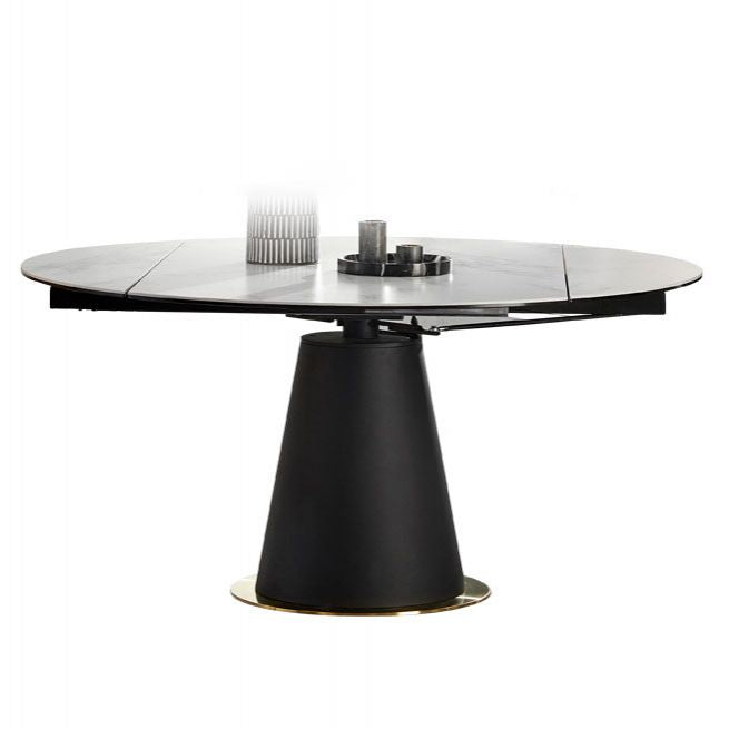 Glam 1/3/4/5/7 Pieces Dining Set Sintered Stone Dining Table Set for Dining Areas Clearhalo 'Dining Room Sets' 'Dining Tables & Seating' 'dining_room_set' 'furn' 'furn_dining_room_set' 'Furniture' 'furniture_dining_room_set' 'Kitchen & Dining Furniture' 1200x1200_6e77659d-3303-40ef-b408-45b17e1ec315