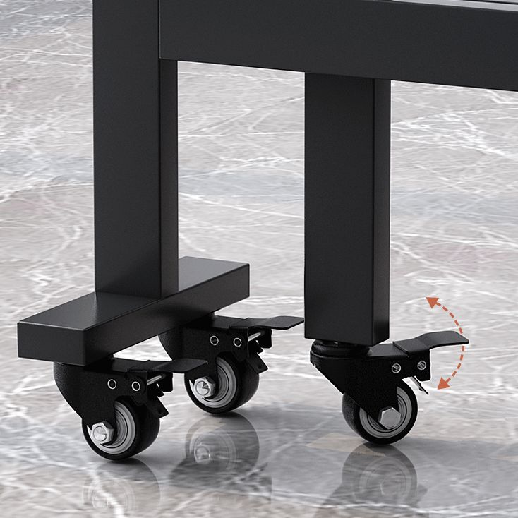 Mesa de comedor de madera moderna y fácil plegable con hoja de doble caída