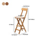 Contemporary Home Folding Stool Matte Finish Bamboo Barstool Clearhalo 'Bar Furniture' 'Bar Stools' 'bar_stools' 'furn' 'furn_bar_stools' 'Furniture' 'Kitchen & Dining Furniture' 1200x1200_6e7789f5-0e56-4982-92d3-3e0d5f327605