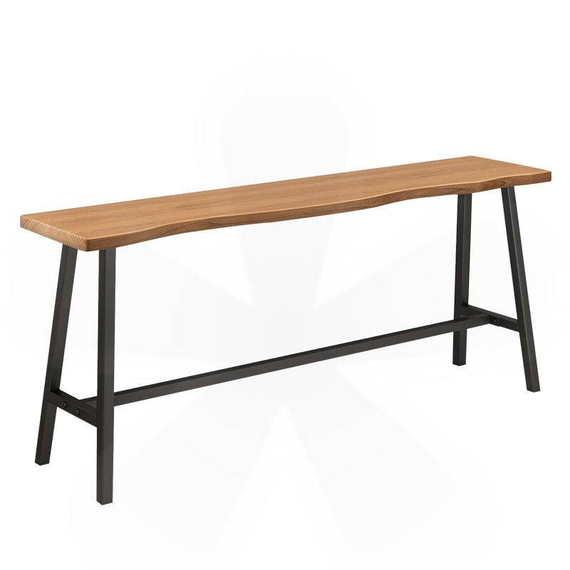 Pine Solid Wood Bar Dining Table Industrial Rectangle Bar Height Table Clearhalo 'Bar Furniture' 'Bar Tables' 'bar_tables' 'furn' 'furn_bar_tables' 'Furniture' 'Kitchen & Dining Furniture' 1200x1200_6e7803b5-fb40-47b6-8a65-132bfdffc6e5