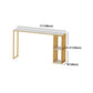 Glam 1/2/3-teiliges Bartisch-Set, rechteckiger Marmor-Bartisch mit Barhocker