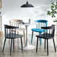 Scandinavian Home Slat Back Side Chair Matte Finish Plastic Dining Chair Clearhalo ' kitchen&dining_furn' 'Dining Chairs' 'Dining Tables & Seating' 'dining_chair' 'furn' 'furn_dining_chair' 'Furniture' 'furniture_dining_chair' 'Kitchen & Dining Furniture' 'kitchen' 1200x1200_6e7b169d-b833-46b4-b726-d3b3a860a498