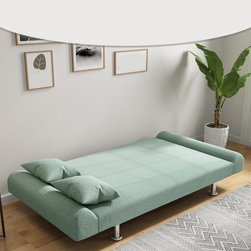 75"Modern Linen Recessed Arm Foldable Convertible Sleeper Sofa Clearhalo 'furn' 'furn_sofas' 'Furniture' 'furniture_sofas' 'kitchen' 'kitchen_sofas' 'Living Room Furniture' 'Sofa' 'sofas' 1200x1200_6e7b7970-d185-4841-ae18-8cfa136ce4fc