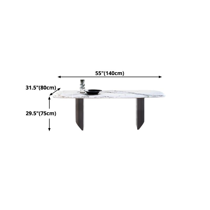 Metal Traditional Luxury Rectangle Table Sintered Stone Top Indoor Table for Kitchen Clearhalo ' dining_table' 'Dining Tables & Seating' 'Dining Tables' 'furn' 'furn_dining_table' 'Furniture' 'furniture_dining_table' 'Kitchen & Dining Furniture' 'kitchen&dining_furn' 'kitchen' 'kitchen_dining_table' 1200x1200_6e7f46f7-cf7c-42c1-8d93-68d9f091a1dc