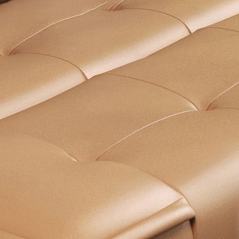 Armless Cotton Blend and Leather Convertible Contemporary Sofa Bed Clearhalo 'furn' 'furn_sofas' 'Furniture' 'furniture_sofas' 'Living Room Furniture' 'Sofa' 'sofas' 1200x1200_6e80e795-5b3a-41e1-a22c-b1a3870395bf