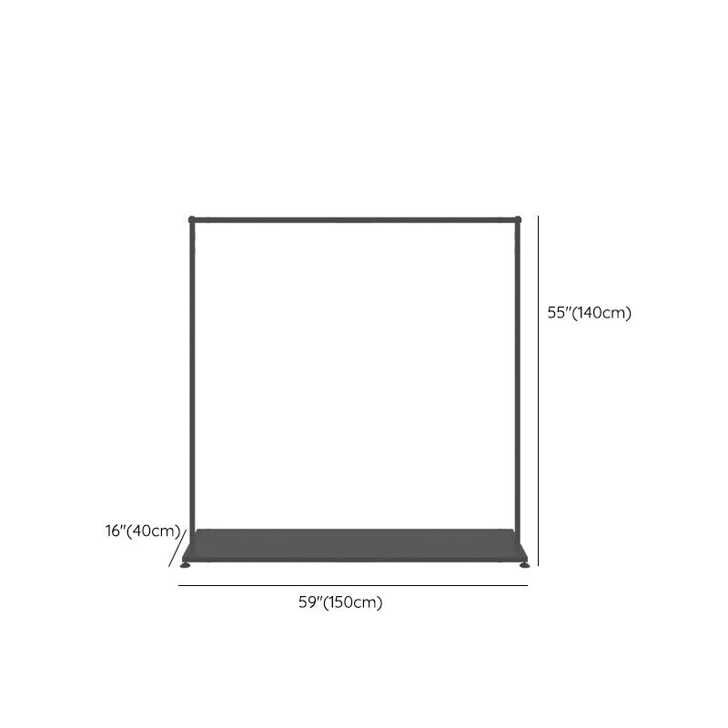 Approfilo in metallo nero stile moderno in stile pavimento per casa semplice appendiabiti