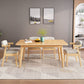 Dining Room Dinner Kitchen Table Rubberwood Solid Wood Dining Table Clearhalo 'Dining Tables & Seating' 'Dining Tables' 'dining_table' 'furn' 'furn_dining_table' 'Furniture' 'Kitchen & Dining Furniture' 1200x1200_6e8334a6-f8b5-4785-9677-3d527188d21f