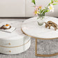 Round Coffee Table Slate Frame Nesting Coffee Table Set with Drawer Clearhalo 'Coffee & Accent Tables' 'Coffee Tables' 'coffee_tables' 'furn' 'furn_coffee_tables' 'Furniture' 'Living Room Furniture' 1200x1200_6e848a06-bc50-4e2c-b4ab-393f7aff7ca3