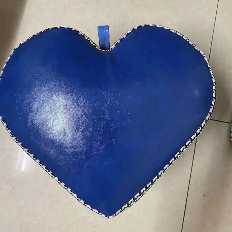 Ottoman Faux Leather Modern Specialty Water Resistant Houndstooth Pattern Ottoman Clearhalo 'furn' 'furn_ottomans_poufs' 'Furniture' 'Living Room Furniture' 'Ottomans & Poufs' 'ottomans_poufs' 1200x1200_6e84f26c-a8a2-4bed-8de3-369c8fe5b880