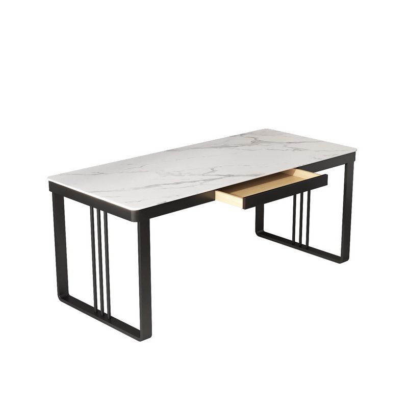 23 "bureau d'écriture industriel de large bureau de bureau blanc rectangulaire