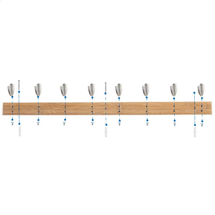 Moderne Holzkleiderbügel mit wand montierten Haken Hallbaumattrack