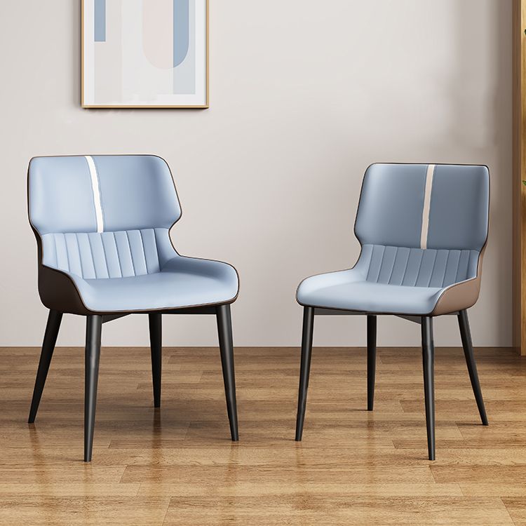 Contemporary Dining Chairs Faux Leather Dining Side Chair for Indoor Clearhalo 'Dining Chairs' 'Dining Tables & Seating' 'dining_chair' 'furn' 'furn_dining_chair' 'Furniture' 'Kitchen & Dining Furniture' 1200x1200_6e8cf617-bab1-4814-9da9-7d06a1be3f38