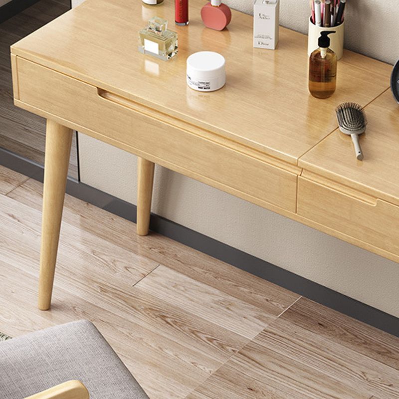 29.5 "H Flip-Top Vanity Set Desk ijdelheid met spiegel en lade