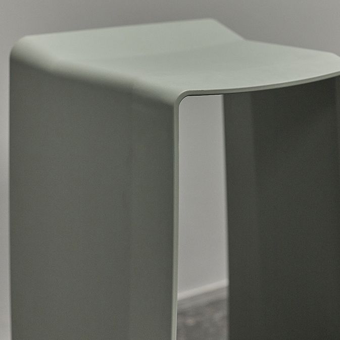 Plastikstuhlhocker moderner Stil Rückenfreie Barhocker für Wohnzimmer