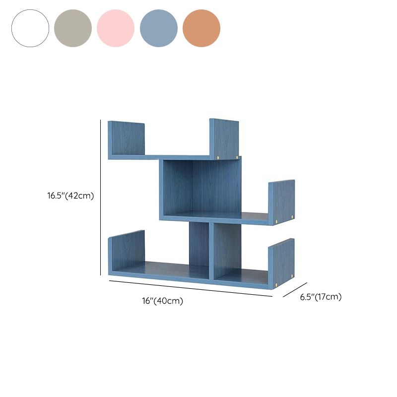 Libreria in legno ingegnerizzato in ingegnerizzato in ingegnerizzato in stile moderno con mensole con scaffali