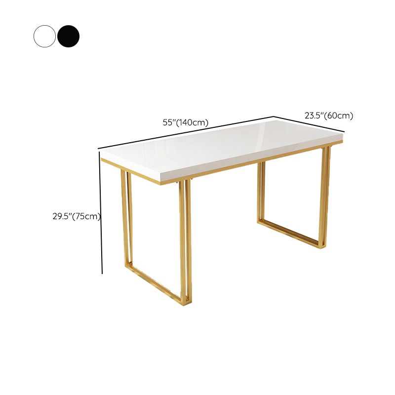 Modern Rectangle Office Desk Wooden Writing Table with Sled Base Clearhalo 'furn' 'furn_office_desk' 'Furniture' 'Office Desks' 'Office Furniture' 'office_desk' 1200x1200_6e97d6ce-530c-437a-ae2d-99fd4f056d63
