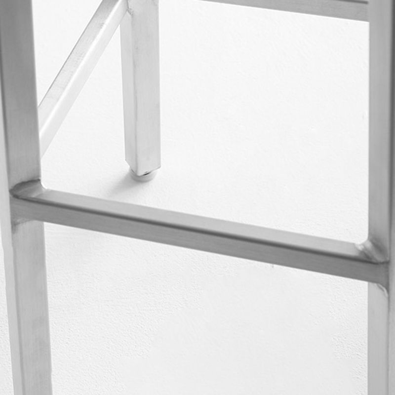 Contemporary Backless Metal Counter Stool with 4 Legs for Dining Room Clearhalo 'Bar Furniture' 'Bar Stools' 'bar_stools' 'furn' 'furn_bar_stools' 'Furniture' 'Kitchen & Dining Furniture' 1200x1200_6e992dd2-fe0a-4c37-8876-8cd5a4c1fa48