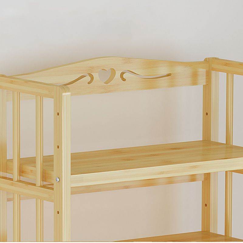 Adjustable Wood Book Shelf Bamboo Natural Shelf Bookcase Open Shelf Shelves Included Clearhalo 'Bookcases' 'furn' 'furn_bookcases' 'Furniture' 'Office Furniture' 1200x1200_6e9fb3c6-25a1-4bae-a62e-9f7db8b433d8