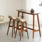 Contemporary 29-inch Upholstered Barstool Rubberwood Footrest Home Stool Clearhalo 'Bar Furniture' 'Bar Stools' 'bar_stools' 'furn' 'furn_bar_stools' 'Furniture' 'furniture_bar_stools' 'Kitchen & Dining Furniture' 1200x1200_6ea05462-6a15-4fa2-a24b-da1b4dcc299c