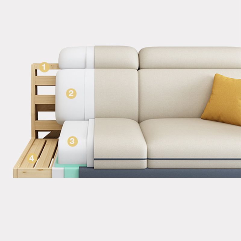 Faux Leather Pillow Top Arm Sectional 39.37"High Modern Sofa and Chaise Clearhalo 'furn' 'furn_sectionals' 'Furniture' 'furniture_sectionals' 'Living Room Furniture' 'Sectionals' 1200x1200_6ea16bad-276a-428a-b2ae-de3e1bb7829a