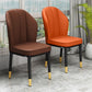European Glam Style Metal Chairs Kitchen Dining Room Wingback Side Chair Set Clearhalo ' kitchen&dining_furn' 'Dining Chairs' 'Dining Tables & Seating' 'dining_chair' 'furn' 'furn_dining_chair' 'Furniture' 'furniture_dining_chair' 'Kitchen & Dining Furniture' 'kitchen' 1200x1200_6ea5ba38-c90a-457f-91fd-d6658c073575