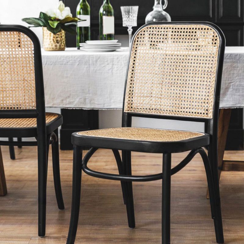 Modern Style Chair Solid Wood Open Back Dining Chair for Home Clearhalo 'Dining Chairs' 'Dining Tables & Seating' 'dining_chair' 'furn' 'furn_dining_chair' 'Furniture' 'Kitchen & Dining Furniture' 1200x1200_6ea687a8-918c-45a1-9b7a-ba1d1e9b0005