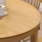 Modern Rubberwood Dinner Table Round Drop-Leaf Table with 4 Legs for Dining Room Clearhalo ' dining_table' 'Dining Tables & Seating' 'Dining Tables' 'furn' 'furn_dining_table' 'Furniture' 'furniture_dining_table' 'Kitchen & Dining Furniture' 'kitchen&dining_furn' 'kitchen' 'kitchen_dining_table' 1200x1200_6eaac330-4415-4265-93b5-d1071411be52