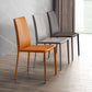 Contemporary Leather Curved Dining Chair Parsons Chair for Brasserie Clearhalo ' kitchen&dining_furn' 'Dining Chairs' 'Dining Tables & Seating' 'dining_chair' 'furn' 'furn_dining_chair' 'Furniture' 'furniture_dining_chair' 'Kitchen & Dining Furniture' 'kitchen' 1200x1200_6eac2102-c865-4715-8a37-4c283cf9253a