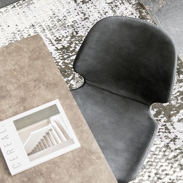 Modern Metal Kitchen Dining Side Chair Black Wingback Side Dining Side Chair Clearhalo ' kitchen&dining_furn' 'Dining Chairs' 'Dining Tables & Seating' 'dining_chair' 'Furniture' 'furniture_dining_chair' 'Kitchen & Dining Furniture' 'kitchen' 1200x1200_6eacbcd9-65f3-4c01-80dd-74f4a4380f4c