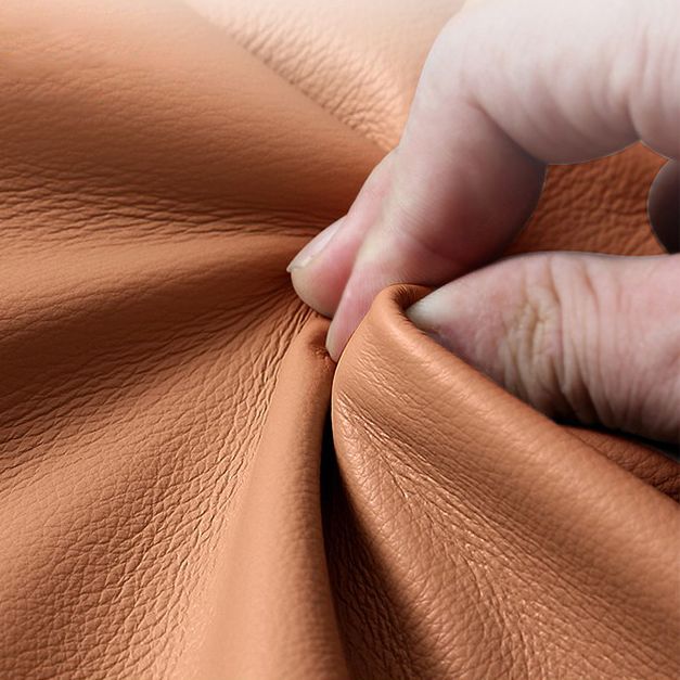 Genuine Leather Low-Back Bedroom Bench Modern 20"H Seating Bench with 4 Metal Legs Clearhalo 'Benches' 'Chairs & Seating' 'furn' 'furn_benches' 'Furniture' 'Living Room Furniture' 1200x1200_6eadc652-2852-4dc4-9fc6-2beb662a3d42