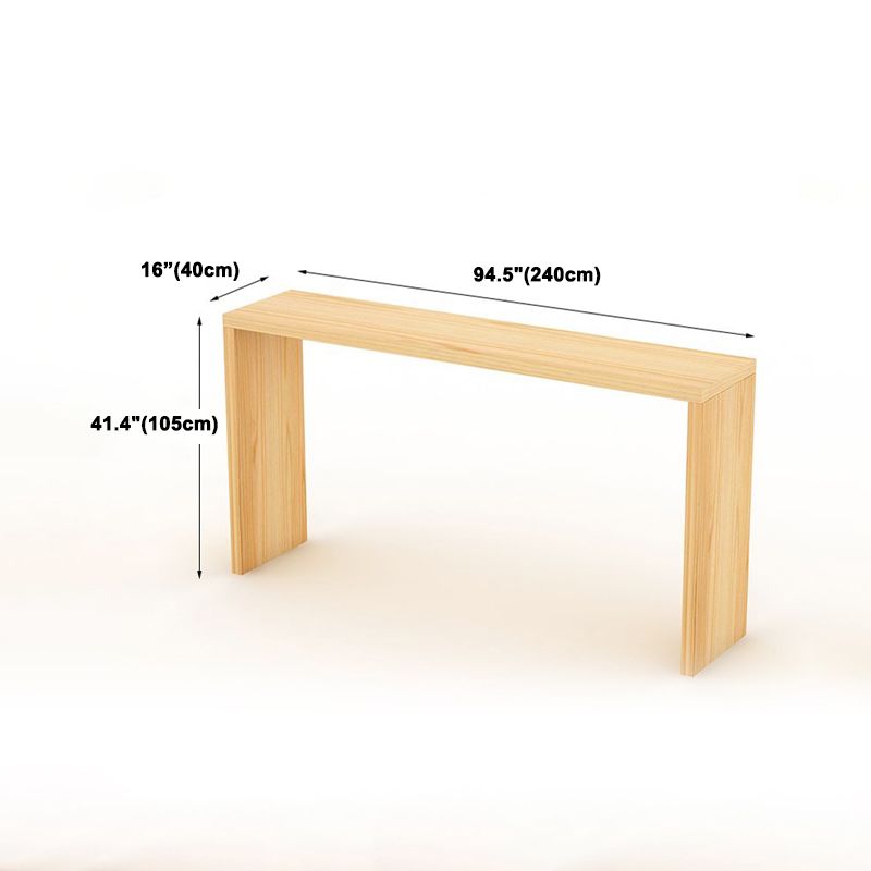 1/5/9 piezas Juego de mesa de barra moderna Rectangle Pine Wood Bistro Set