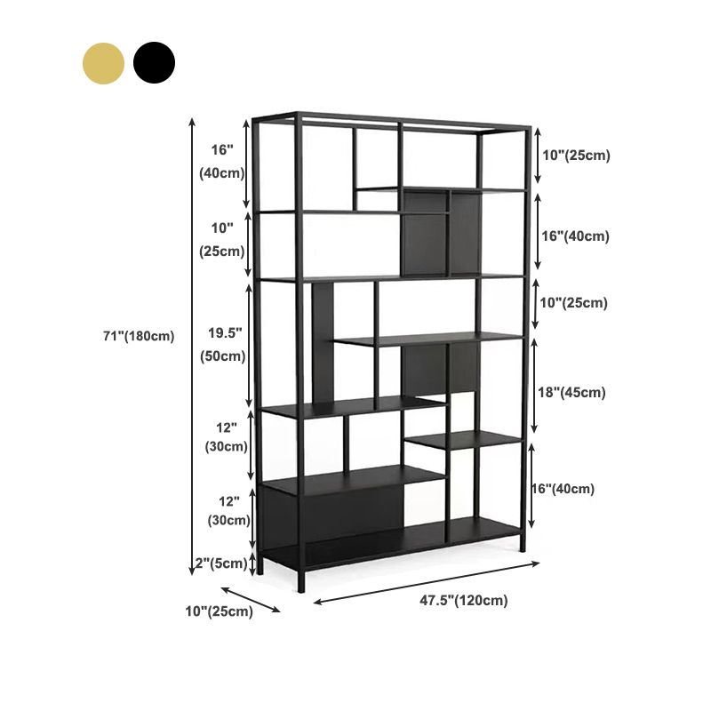 Open Metal Etagere Bookcase Modern Shelf Bookcase with Shelves Clearhalo 'Bookcases' 'furn' 'furn_bookcases' 'Furniture' 'furniture_bookcases' 'kitchen' 'kitchen_bookcases' 'Living Room Furniture' 'Office Furniture' 1200x1200_6eb40fc5-f7b5-40b0-9f6d-6a7c3bf5512d