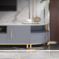 Stone Media Console Contemporary TV Stand Console for Living Room Clearhalo 'furn' 'furn_tv_stands_entertainment_centers' 'Furniture' 'Living Room Furniture' 'TV Stands & Entertainment Centers' 'TV Stands & Media Storage Furniture' 'tv_stands_entertainment_centers' 1200x1200_6eb4bee7-565f-44e0-9cb9-d79c4cf69683