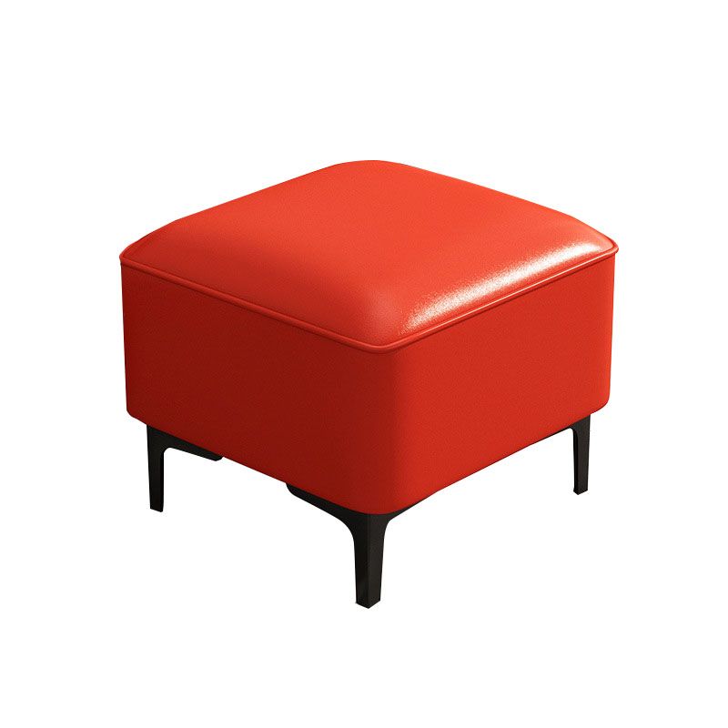 Water Resistant Modern Ottoman Whole Colored Faux Leather Square Ottoman Clearhalo 'furn' 'furn_ottomans_poufs' 'Furniture' 'Living Room Furniture' 'Ottomans & Poufs' 'ottomans_poufs' 1200x1200_6eb60b6e-c8ae-4865-99f4-629571de01ae