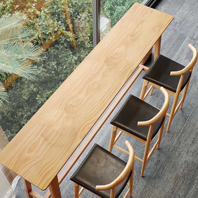 1/4 Pieces Table and Stool Set Modern Solid Wood Pub Dining Set Clearhalo 'Bar Furniture' 'furn' 'furn_home_bar_bar_sets' 'Furniture' 'Home Bars & Bar Sets' 'home_bar_bar_sets' 'Kitchen & Dining Furniture' 1200x1200_6eb6346a-e63e-4caa-bb92-ed4f92cc457c