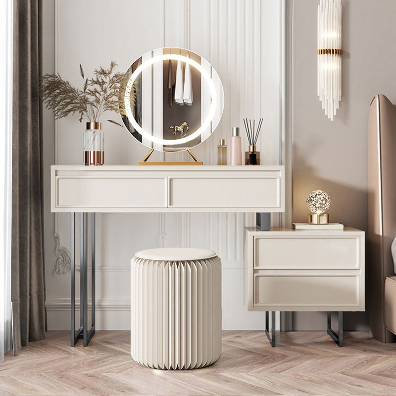Tavolo da toeletta per vanity per trucco contemporaneo 4 cassetti