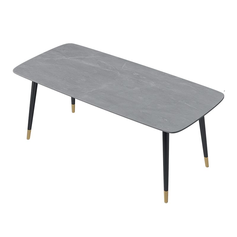 Sintered Stone Dining Table Modern 4 Legs Dining Table for Home Use Clearhalo ' dining_table' 'Dining Tables & Seating' 'Dining Tables' 'furn' 'furn_dining_table' 'Furniture' 'furniture_dining_table' 'Kitchen & Dining Furniture' 'kitchen&dining_furn' 'kitchen' 'kitchen_dining_table' 1200x1200_6eb7dc78-7506-4284-ae27-72dc2129233f