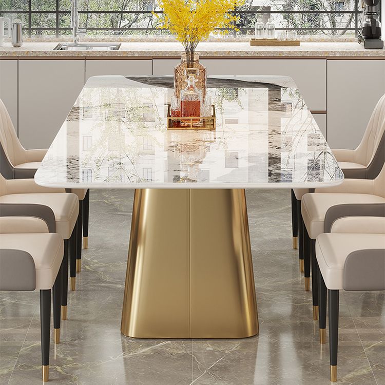 Contemporary Style 1/3/4/7 Pieces Dining Set Rectangular Sintered Stone Dining Table Set Clearhalo 'Dining Room Sets' 'Dining Tables & Seating' 'dining_room_set' 'furn' 'furn_dining_room_set' 'Furniture' 'furniture_dining_room_set' 'Kitchen & Dining Furniture' 'kitchen&dining_furn' 'kitchen' 1200x1200_6eb7ff62-076e-4a94-a38e-5a835f5b15b8