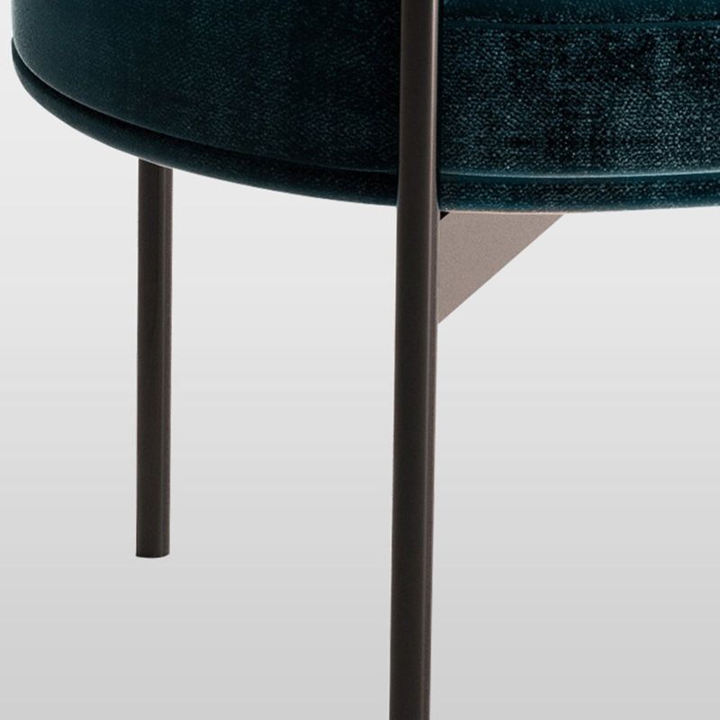 Modern Style Velvet Side Chair Arm Metal Side Chair for Home Use Clearhalo 'Dining Chairs' 'Dining Tables & Seating' 'dining_chair' 'furn' 'furn_dining_chair' 'Furniture' 'Kitchen & Dining Furniture' 1200x1200_6eb8e43b-3429-40fa-9851-b37d8c6c0ca1