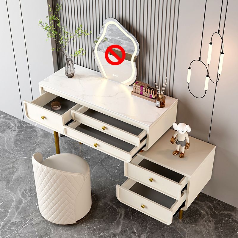 Vanité de maquillage luxueuse 3/5 tiroirs