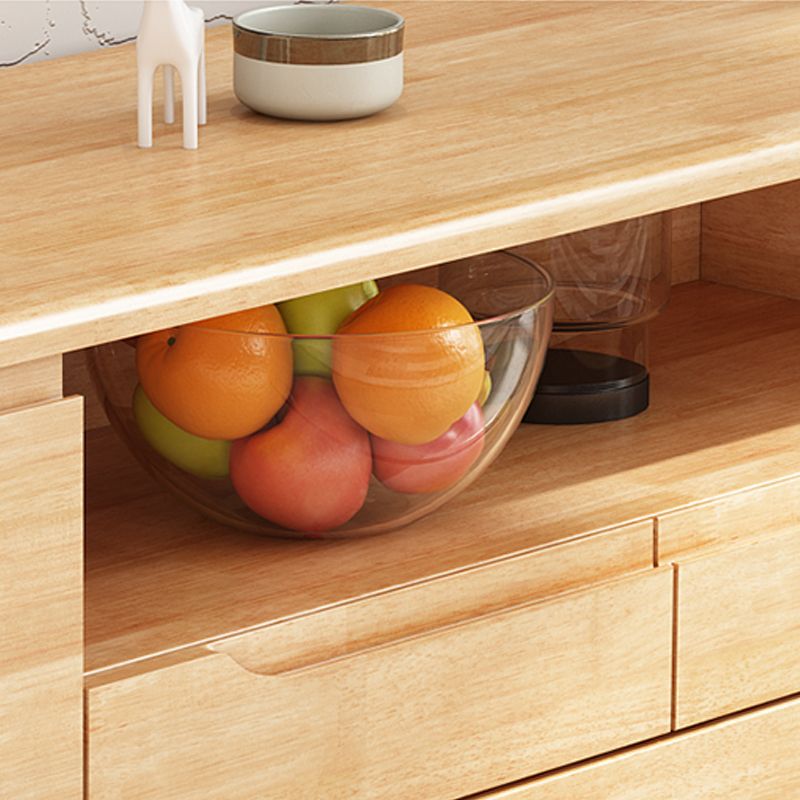 Consola de tv de goma consola de almacenamiento abierta de almacenamiento con cajones y puertas, 15 "D x 19" H