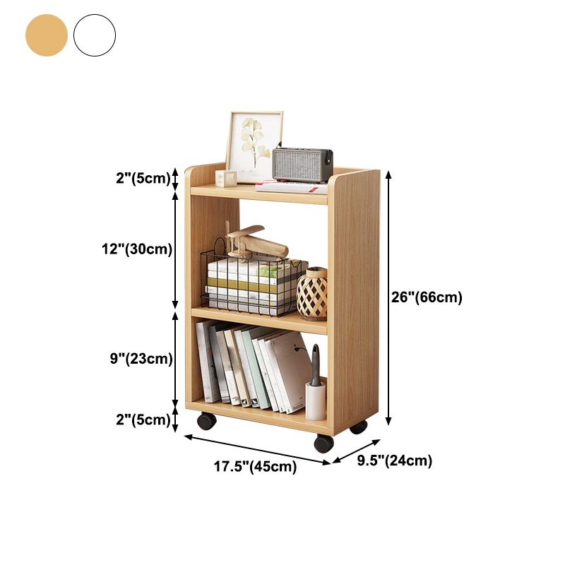 Scandinavian Style Bookshelf Open Back Bookcase for Home Office Study Room Clearhalo 'Bookcases' 'Furniture' 'furniture_bookcases' 'kitchen' 'kitchen_bookcases' 'Living Room Furniture' 'Office Furniture' 1200x1200_6ebd44ee-8308-4171-b16f-5a0576d16ac9