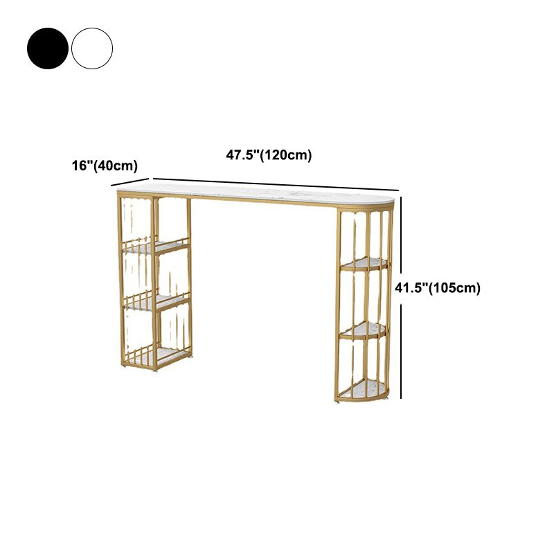 Tavolo da pranzo a bar in pietra tradizionale tavolo da bar di lusso con base in slitta in oro