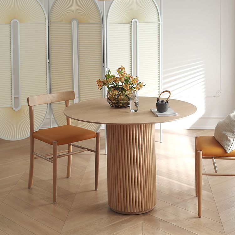 Round Casual Style Dining Table Wood Color Fixed Table with Solid Wood Clearhalo ' dining_table' 'Dining Tables & Seating' 'Dining Tables' 'furn' 'furn_dining_table' 'Furniture' 'furniture_dining_table' 'Kitchen & Dining Furniture' 'kitchen&dining_furn' 'kitchen' 'kitchen_dining_table' 1200x1200_6ec1f480-5757-4cb9-9123-8bc461c16d44